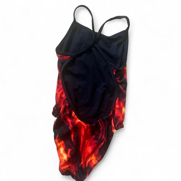 Red and black TYR Womens swim suit 28 summer beachy performance - Picture 2 of 3